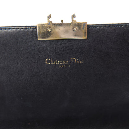 Christian Dior Lambskin Cannage Miss Dior Promenade Pouch Black 6 of 12