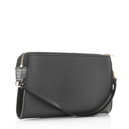 Louis Vuitton Epi Pochette Accessories 24 Black 3 of 7