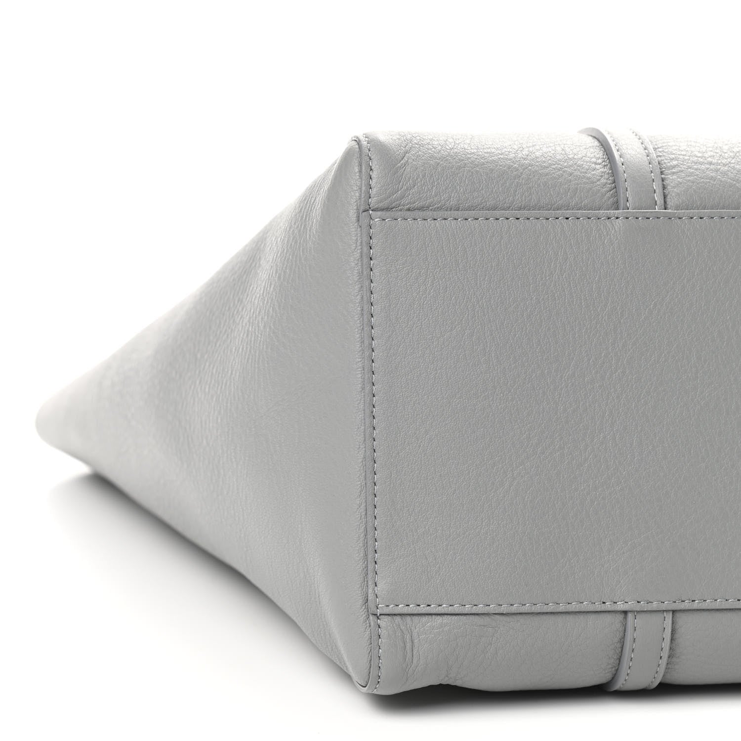Balenciaga Smooth Calfskin Logo Double Sided Small Everyday Tote Balenciaga Grey Black 7 of 8