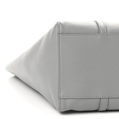 Balenciaga Smooth Calfskin Logo Double Sided Small Everyday Tote Balenciaga Grey Black 7 of 8