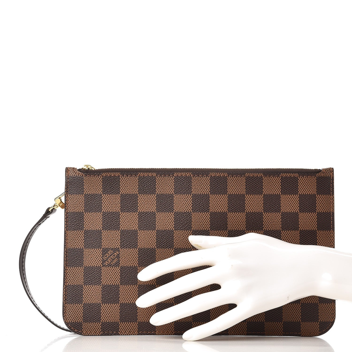 Louis Vuitton Damier Ebene Neverfull MM GM Pochette 2 of 8
