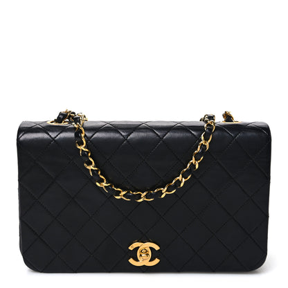 Chanel Lambskin Quilted Small Single Flap Bag Black 1 of 11