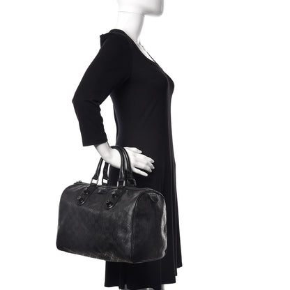 Gucci Imprime Monogram Medium Joy Stud Boston Black 2 of 12