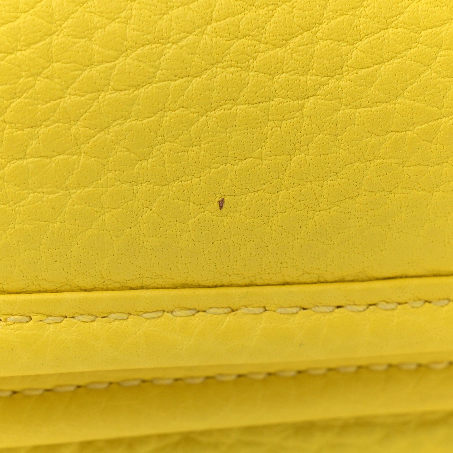 Hermes Taurillon Clemence Evelyne III PM Lime 11 of 13