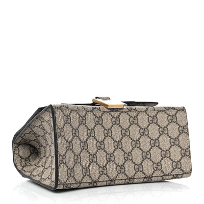 Balenciaga X GUCCI GG Supreme Monogram Small Hourglass Top Handle Bag Beige Ebony 4 of 10
