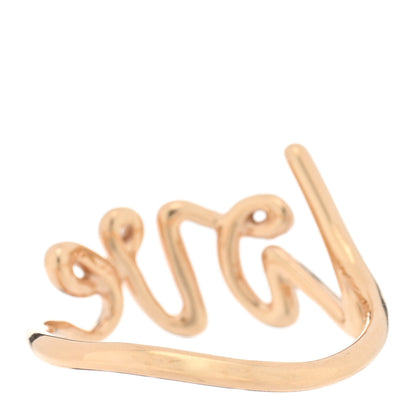 Tiffany 18K Rose Gold Paloma's Graffiti Love Ring 52 6 3 of 4