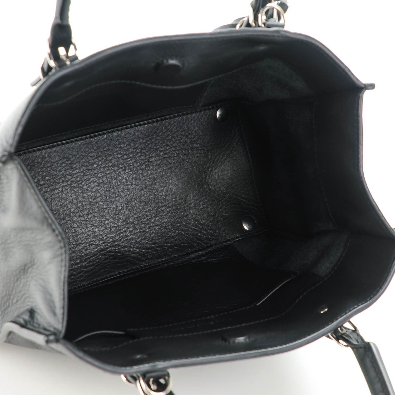 Balenciaga Calfskin Papier Mini A4 Tote Black 5 of 7