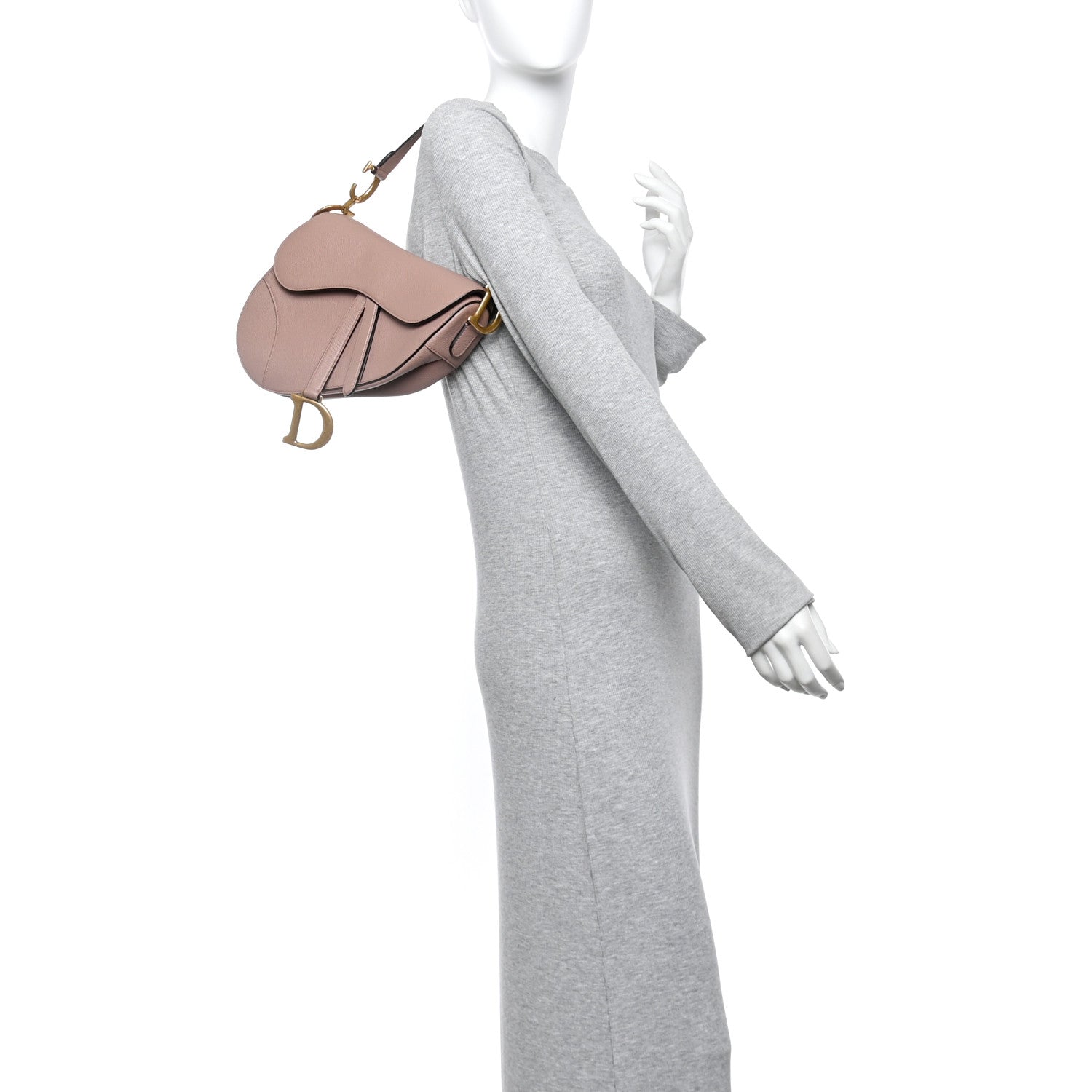 Christian Dior Grained Calfskin Saddle Bag Fard 2 of 13
