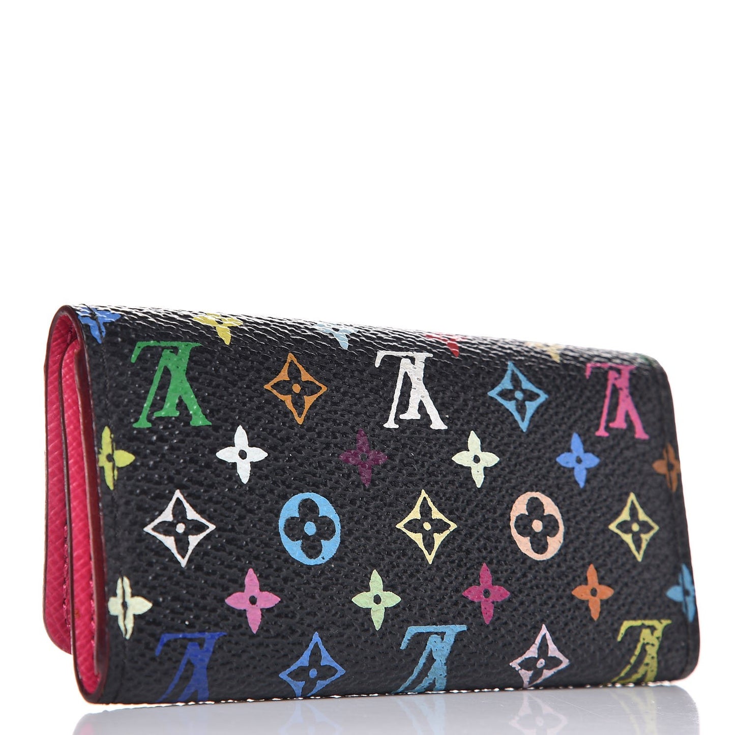Monogram Multicolor Multicles 4 Key Holder Black Grenade