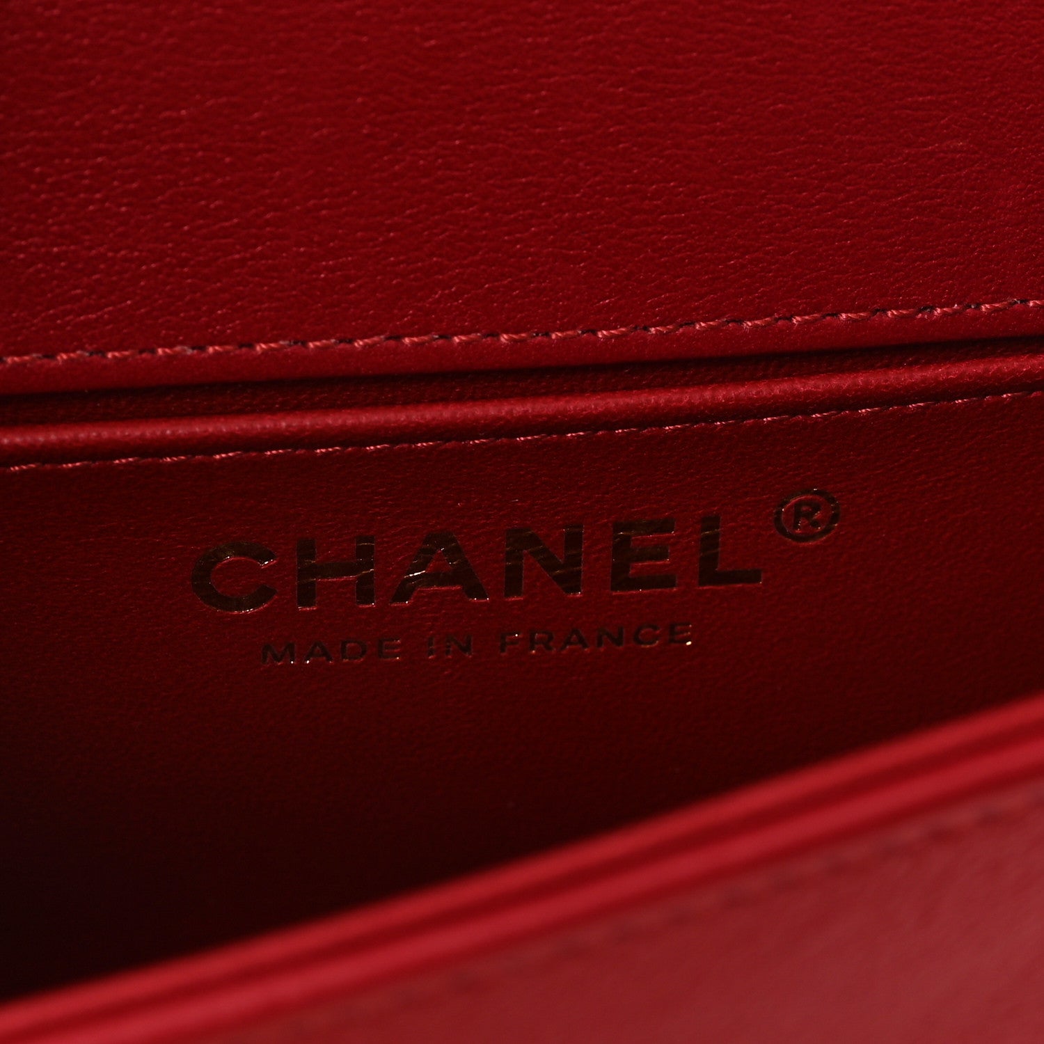 Chanel Calfskin Shearling Quilted Small Boy Messenger Bag Red 6 of 11