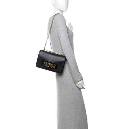 Christian Dior Calfskin J'Adior Chain Flap Bag Black 2 of 14