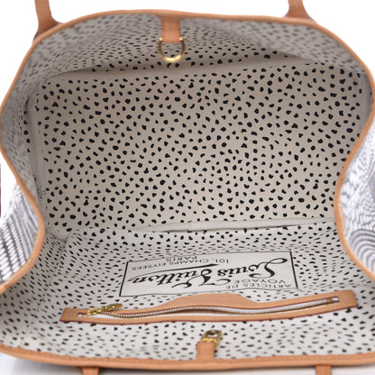 Louis Vuitton Monogram Kusama Waves Neverfull MM White 5 of 10