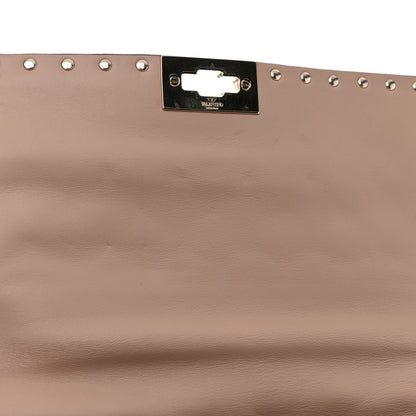 Valentino Garavani Nappa Large Rockstud Spike Shoulder Bag Poudre 11 of 13
