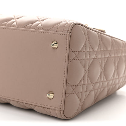 Christian Dior Lambskin Cannage Medium Lady Dior Bois de Rose 10 of 10
