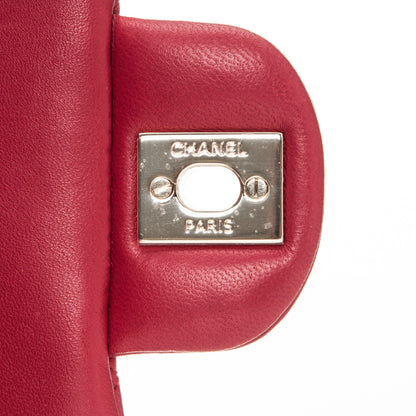 Chanel Lambskin Quilted Mini Square Flap Fuchsia 8 of 8