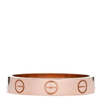 Cartier 18K Pink Gold 3.5mm LOVE Wedding Band Ring 52 6 3 of 5