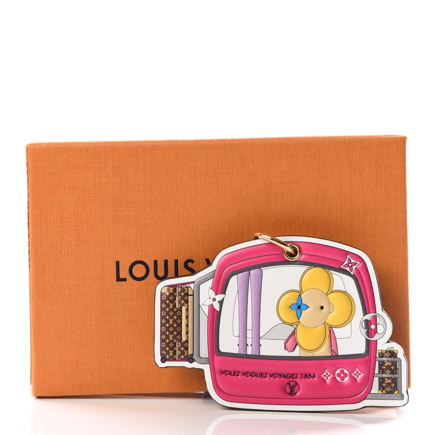 Monogram 2019 Christmas Animation Courchevel Bag Charm Key Ring
