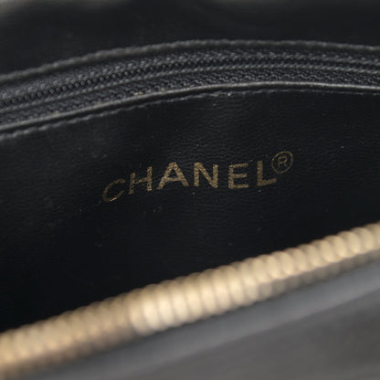 Chanel Caviar Chevron Quilted Camera Case Black 6 of 11