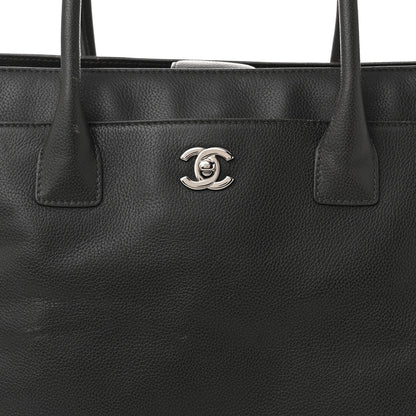 Chanel Calfskin Tall Cerf Tote Anthracite 8 of 14