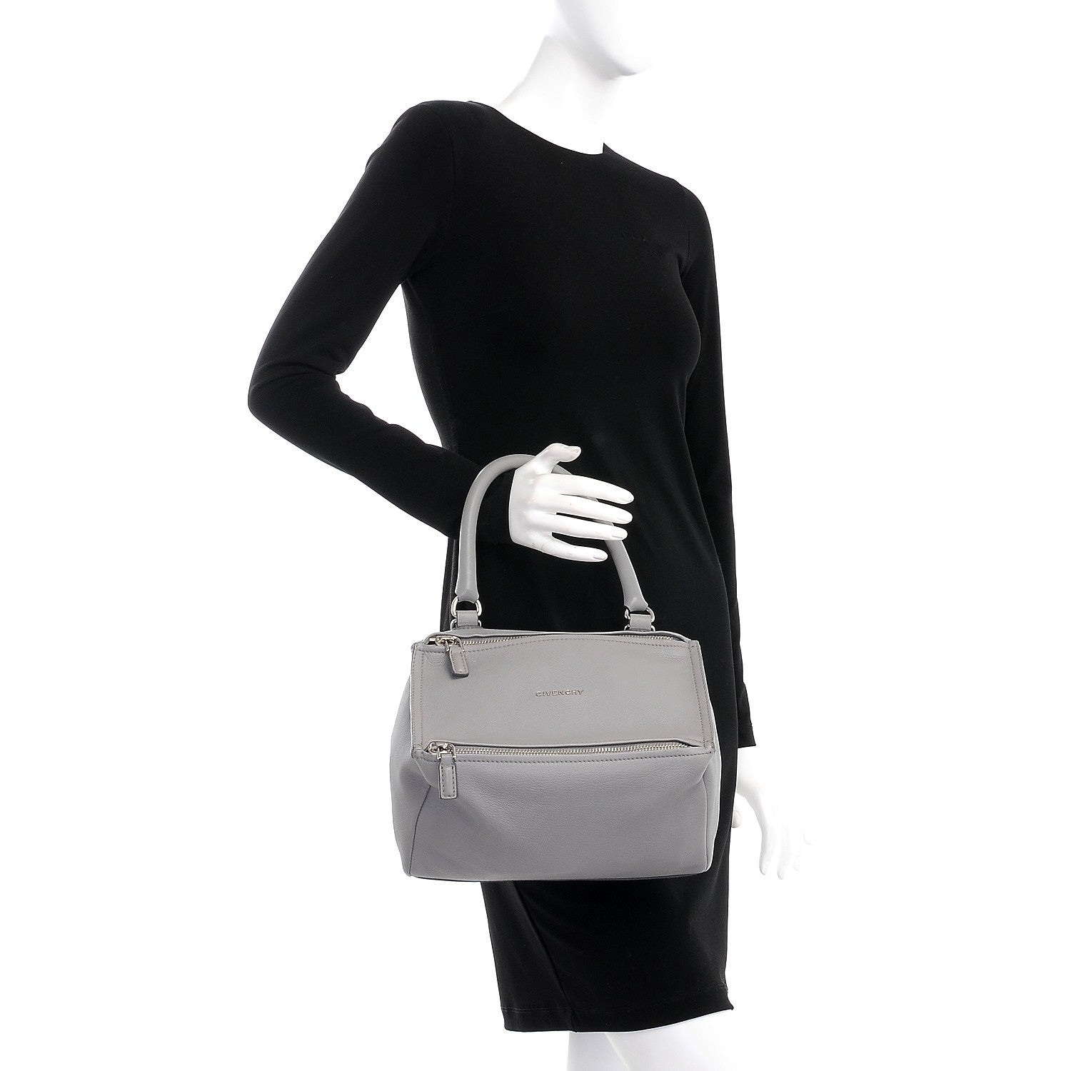 Givenchy Sugar Goatskin Small Pandora Dove Grey 3 of 9
