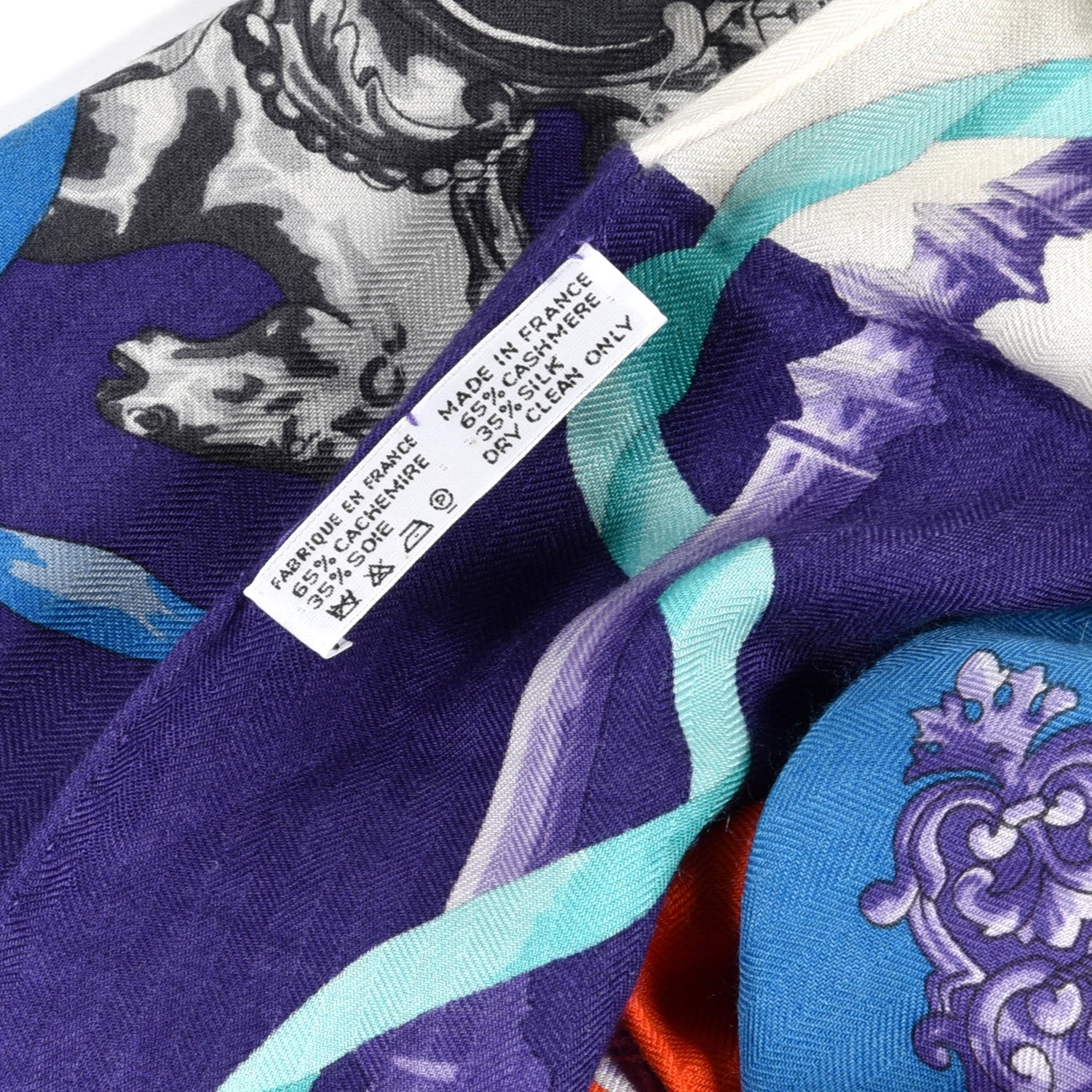 Hermes Silk Cashmere Muffler 4 of 11