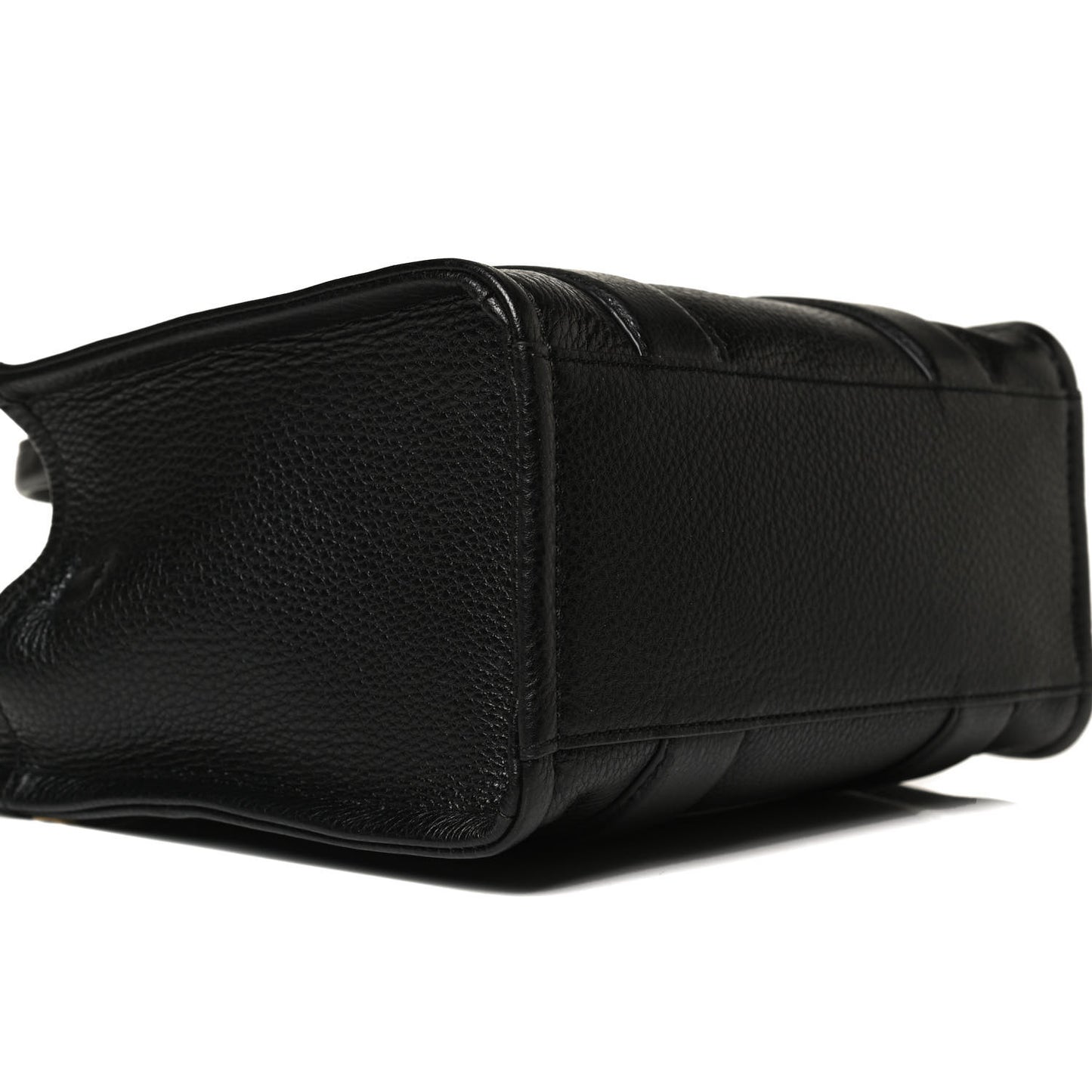 Grained Calfskin Small The Tote Bag Black