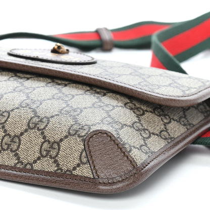 Gucci GG Supreme Monogram Neo Vintage Web Belt Bag Brown 9 of 9