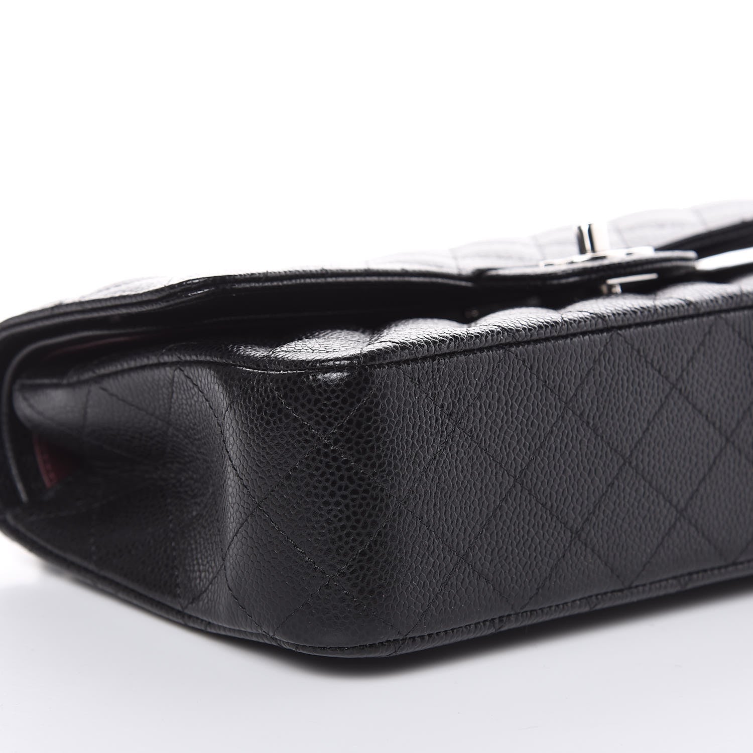 Chanel Caviar Quilted Medium Double Flap Black 8 of 12