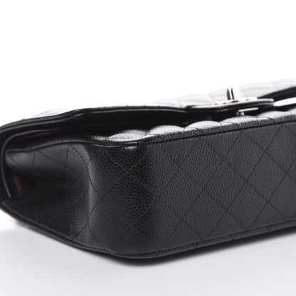 Chanel Caviar Quilted Medium Double Flap Black 8 of 12