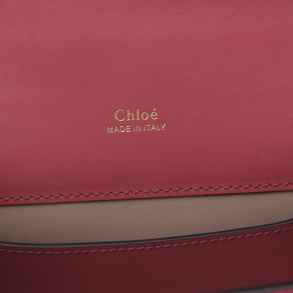 Chloe Calfskin Crocodile Embossed Mini Aby Chain Shoulder Bag Graphic Pink 6 of 10