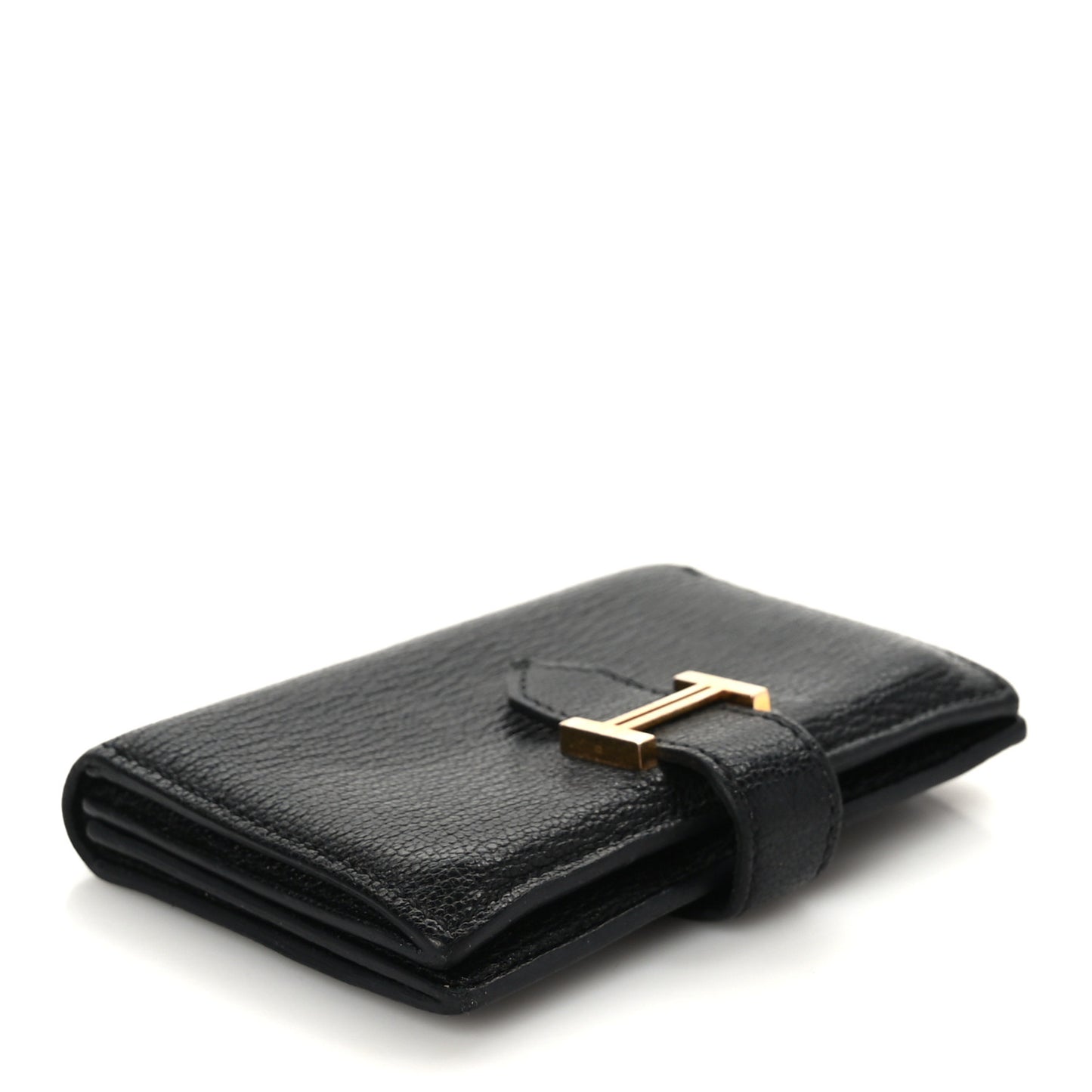 Chevre Mysore Bearn Card Holder Wallet Black