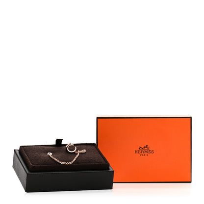 Hermes 18K Rose Gold Diamond Clou d'H Left Climber Earring 5 of 5