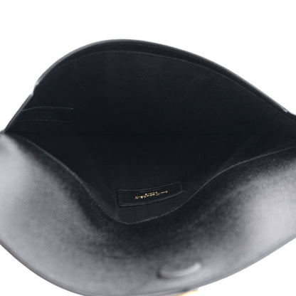 Saint Laurent Grain De Poudre Uptown Pouch Black 5 of 7
