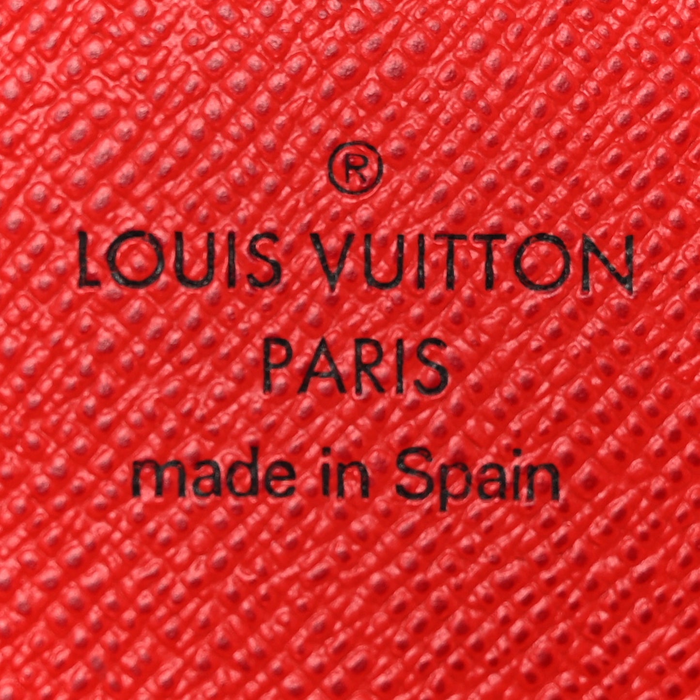 Monogram Sarah Wallet NM Coquelicot