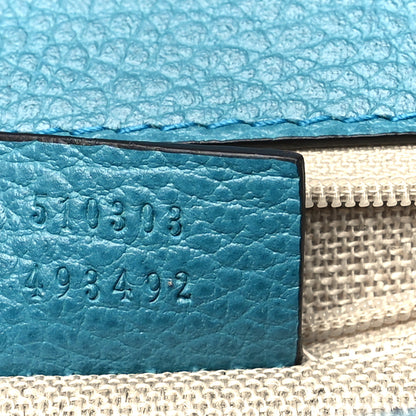Gucci Dollar Calfskin Interlocking G Shoulder Bag Deep Cobalt 7 of 10