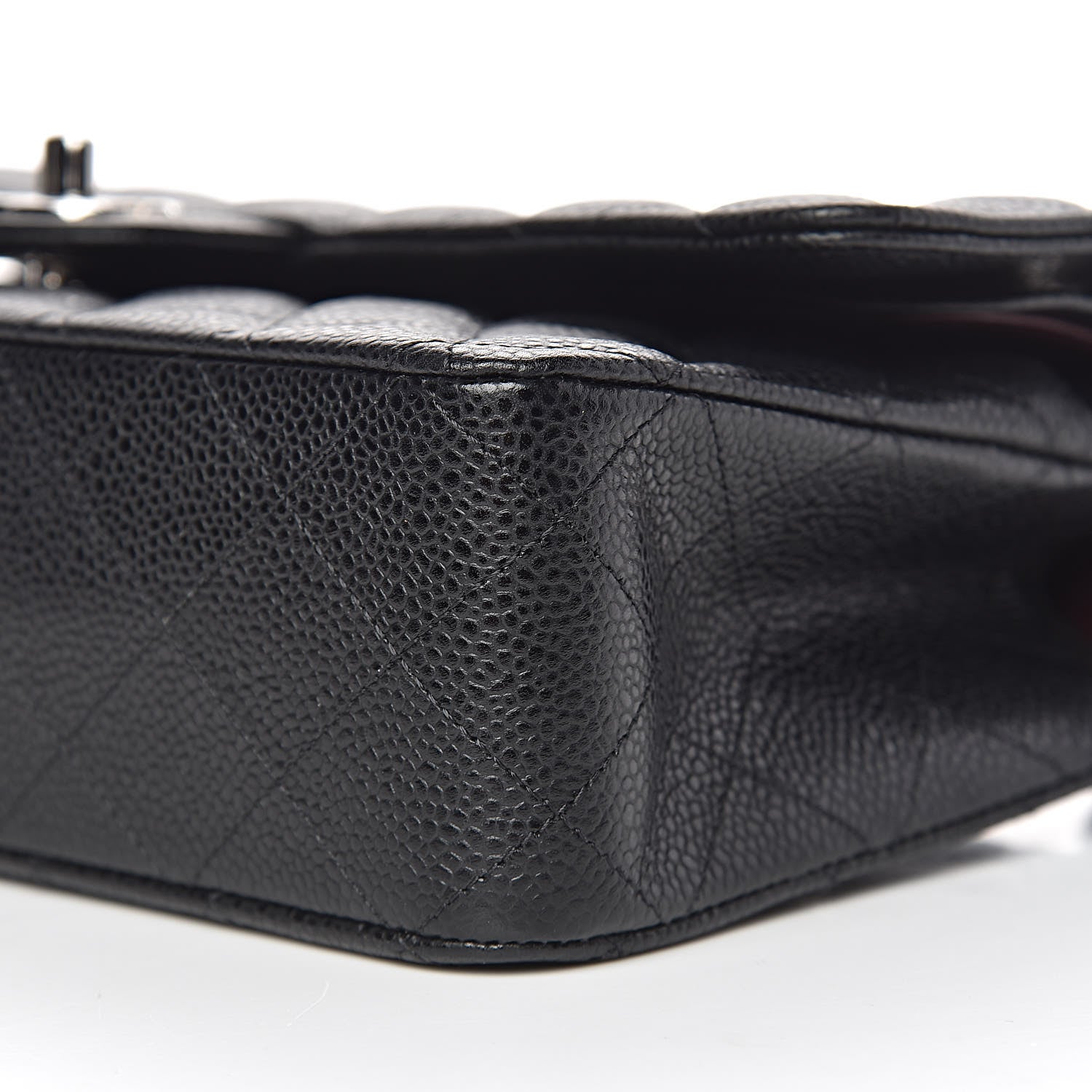 Chanel Caviar Quilted Medium Double Flap Black 9 of 10