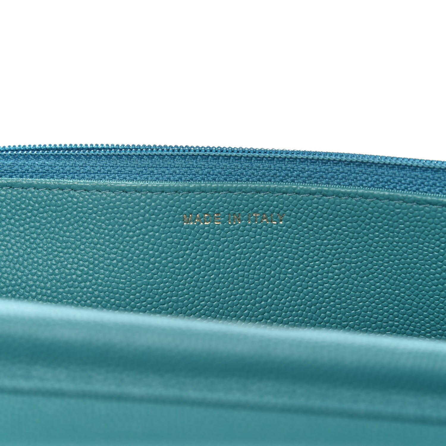 Chanel Caviar Quilted Vintage Mademoiselle Wallet On Chain WOC Turquoise 7 of 12