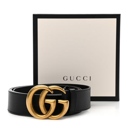Gucci Moon Calfskin Double G 40mm Belt 105 42 Black 7 of 7