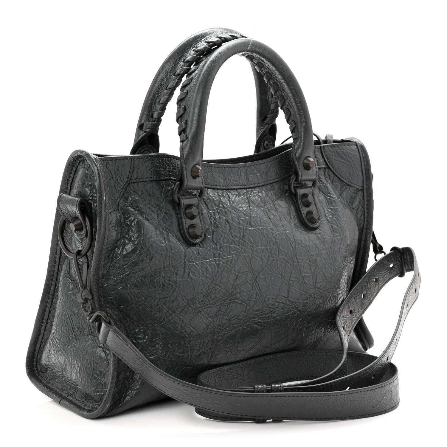 Balenciaga Agneau Arena Classic Hardware Small Le City Grey 3 of 10