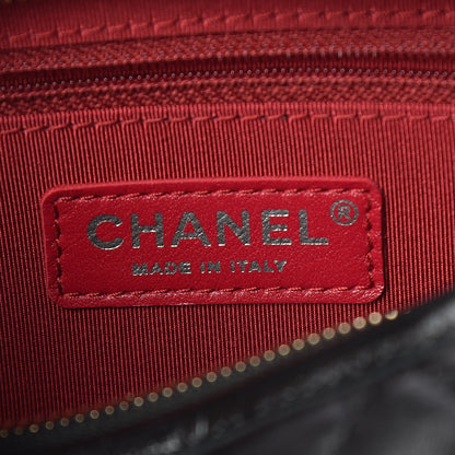 Chanel Aged Calfskin Quilted Medium Gabrielle Hobo Black 6 of 13