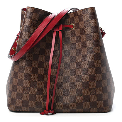 Louis Vuitton Damier Ebene Neonoe MM Cherry Berry 1 of 8