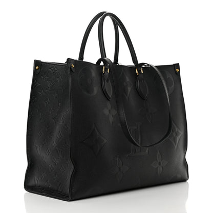 Louis Vuitton Empreinte Monogram Giant Onthego GM Black 3 of 23