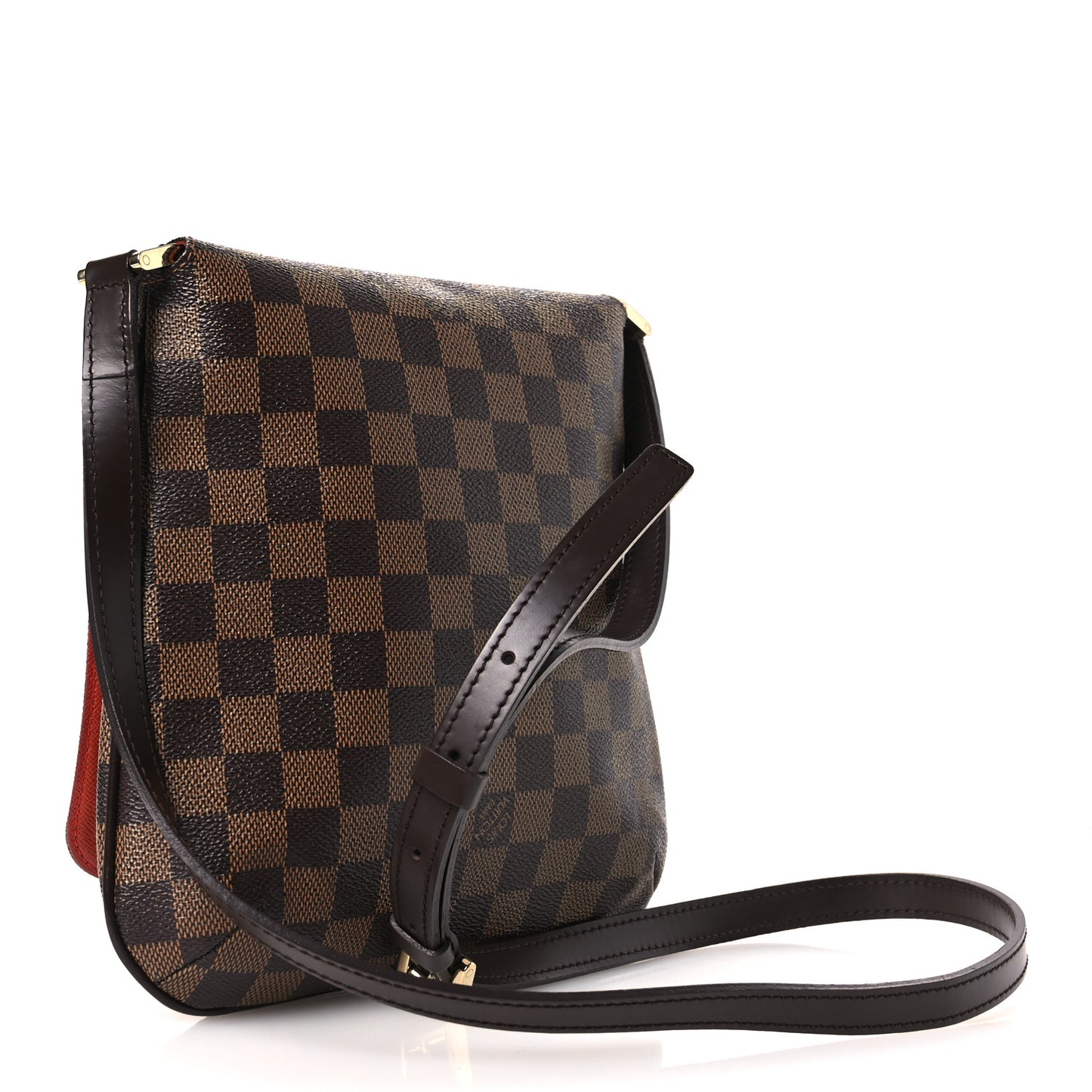 Damier Ebene Musette Salsa Long Strap
