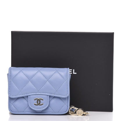 Chanel Lambskin Quilted Belt Bag Light Blue 8 of 8