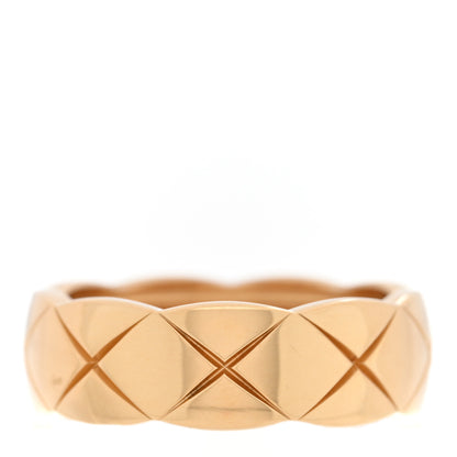 Chanel 18K Yellow Gold Small Coco Crush Ring 55 7.25 3 of 6