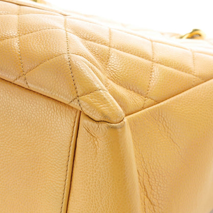 Chanel Caviar Quilted Grand Shopping Tote GST Beige 9 of 15