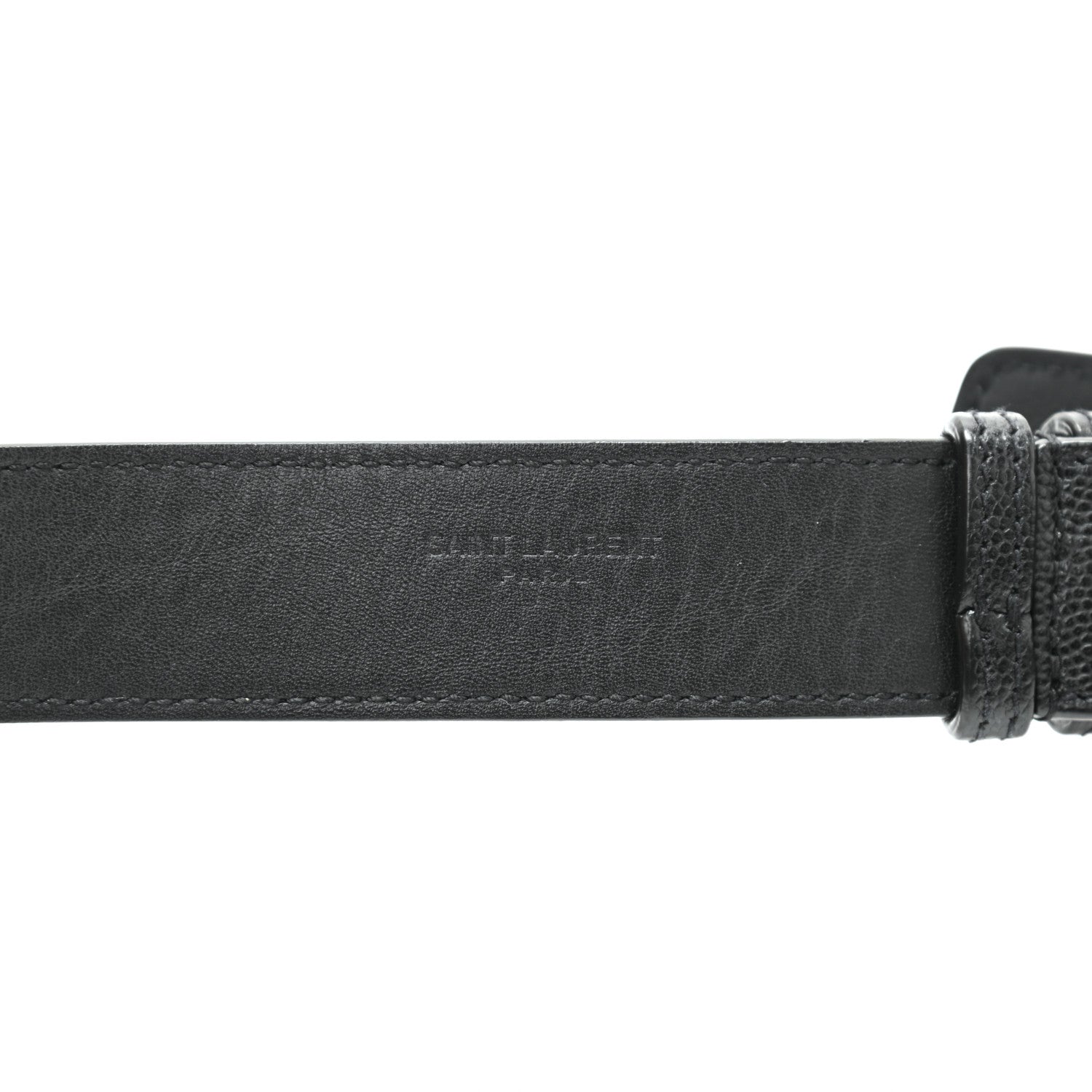 Saint Laurent Grain De Poudre Monogram Belt Bag Black 8 of 11