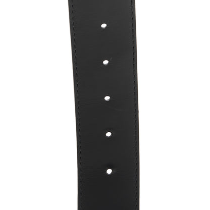 Louis Vuitton Calfskin Monogram Eclipse 35mm LV Initiales Reversible Belt 120 48 Black 4 of 6