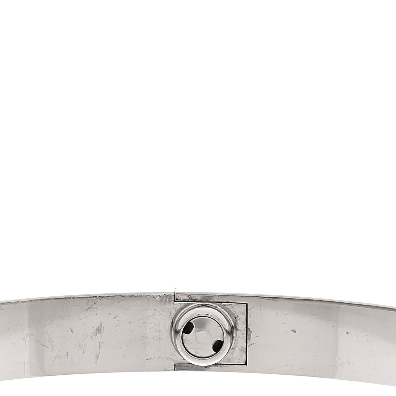 Cartier 18K White Gold LOVE Bracelet 20 5 of 9