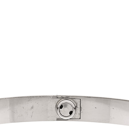 Cartier 18K White Gold LOVE Bracelet 20 5 of 9
